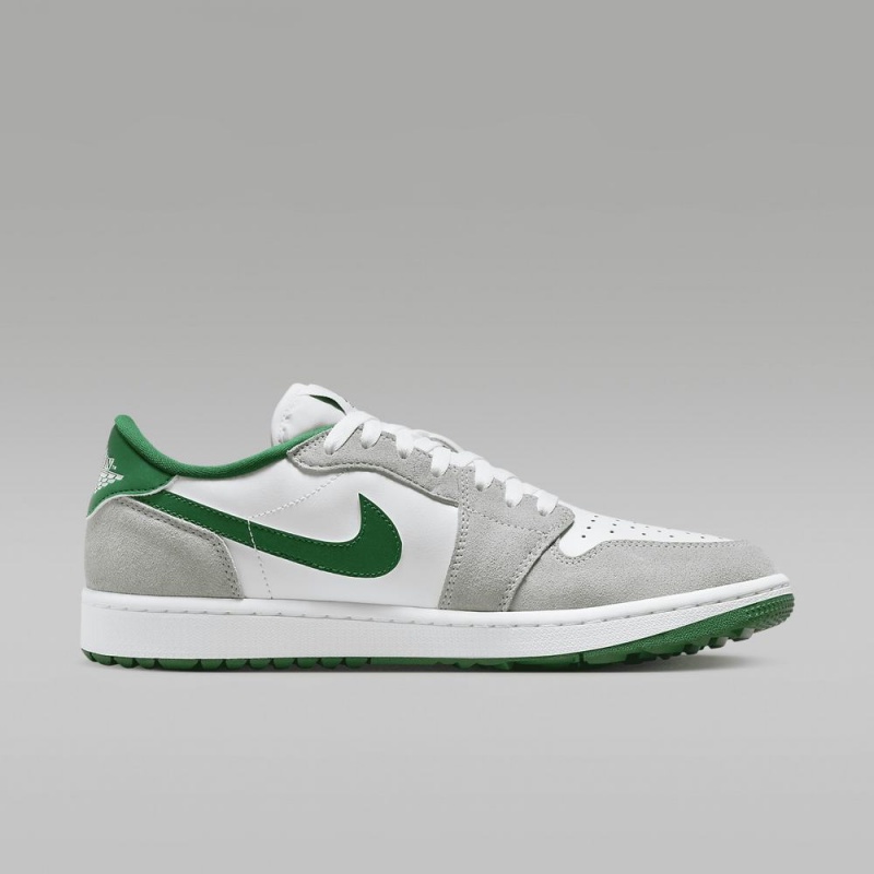 Nike Air Jordan 1 Low G Schoenen Dames Grijs Wit Groen Nederland | 890521-PAN