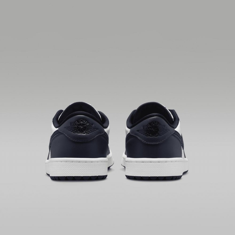 Nike Air Jordan 1 Low G Schoenen Heren Wit Donkerblauw Zwart Nederland | 697310-RGF