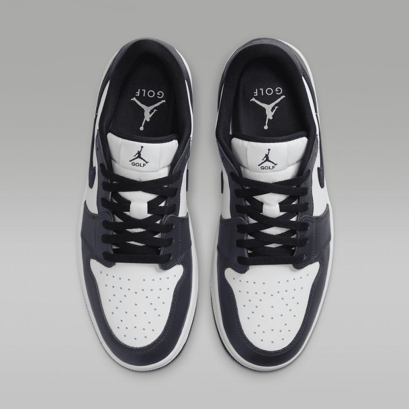 Nike Air Jordan 1 Low G Schoenen Heren Wit Donkerblauw Zwart Nederland | 697310-RGF