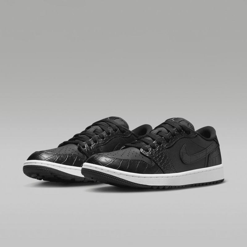 Nike Air Jordan 1 Low G Schoenen Heren Zwart Nederland | 308175-PQJ