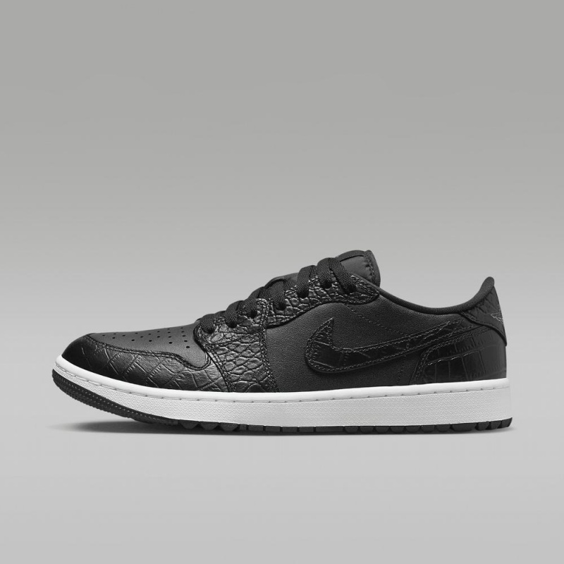 Nike Air Jordan 1 Low G Schoenen Heren Zwart Nederland | 308175-PQJ