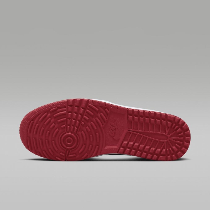 Nike Air Jordan 1 Low G Schoenen Heren Zwart Rood Wit Nederland | 506928-DQS