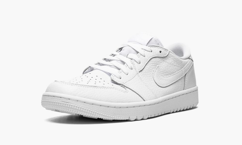 Nike Air Jordan 1 Low Golf 'Triple White' Schoenen Heren Wit Nederland | 371562-HKE