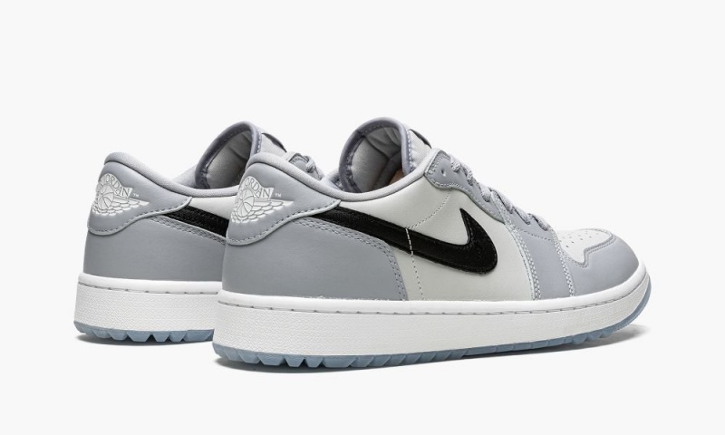 Nike Air Jordan 1 Low Golf 'Wolf Grey' Schoenen Heren Grijs Zwart Nederland | 318752-RVP