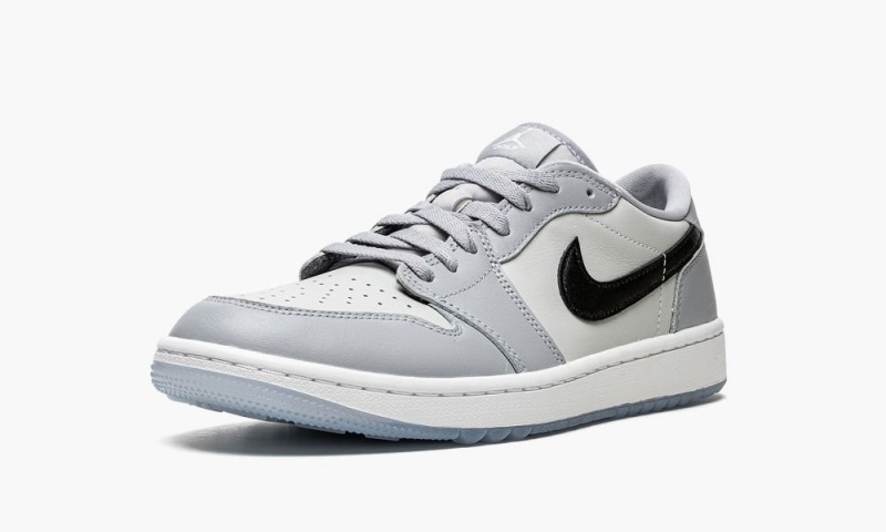 Nike Air Jordan 1 Low Golf 'Wolf Grey' Schoenen Heren Grijs Zwart Nederland | 318752-RVP