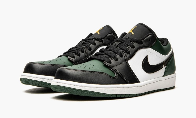Nike Air Jordan 1 Low 'Green Neus' Schoenen Heren Groen Wit Zwart Nederland | 598276-ODX