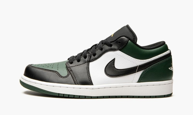 Nike Air Jordan 1 Low \'Green Neus\' Schoenen Heren Groen Wit Zwart Nederland | 598276-ODX