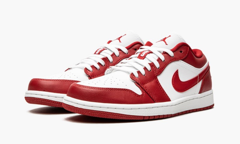Nike Air Jordan 1 Low 'Gym Red' Schoenen Heren Rood Wit Nederland | 041697-SAY