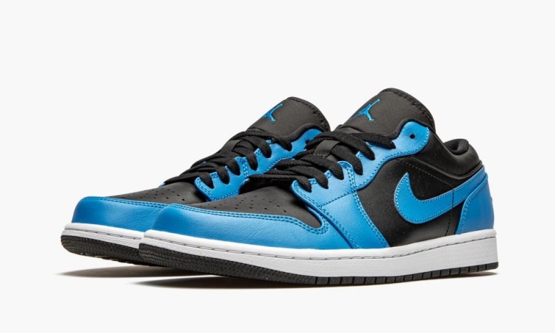 Nike Air Jordan 1 Low 'Laser Blue' Schoenen Heren Blauw Zwart Wit Nederland | 325961-FPL