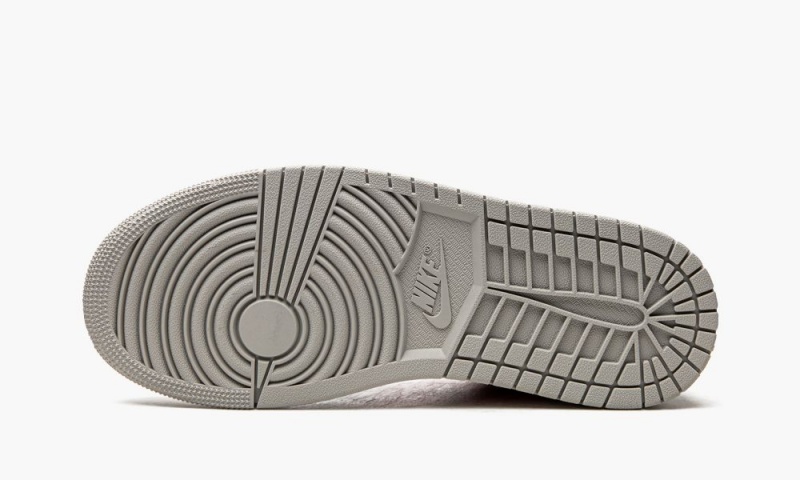Nike Air Jordan 1 Low 'Light Iron Ore / Siren Red' Schoenen Dames Zwart Rood Nederland | 561479-RMO