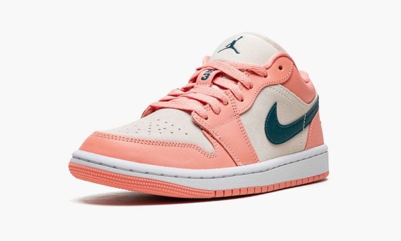 Nike Air Jordan 1 Low 'Light Madder Root' Schoenen Dames Donkerturquoise Groen Nederland | 713982-UIS