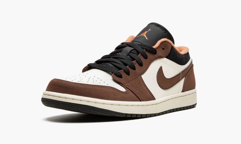 Nike Air Jordan 1 Low 'Mocha' Schoenen Heren Beige Wit Zwart Nederland | 984157-XKM