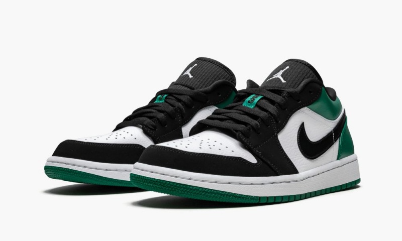 Nike Air Jordan 1 Low 'Mystic Green' Schoenen Heren Wit Zwart Groen Nederland | 623951-CPW