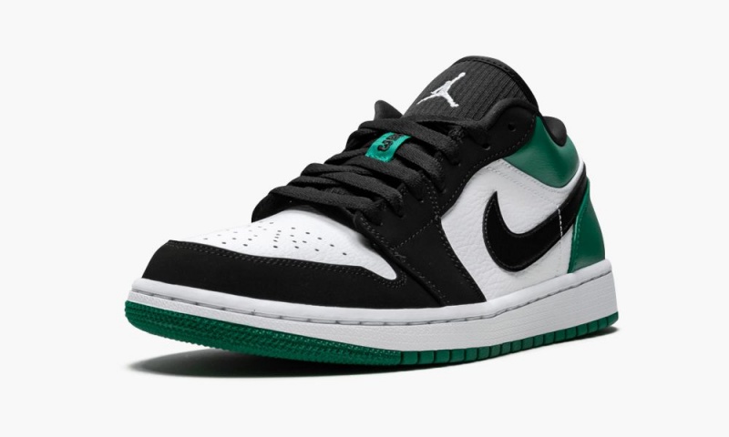 Nike Air Jordan 1 Low 'Mystic Green' Schoenen Heren Wit Zwart Groen Nederland | 623951-CPW