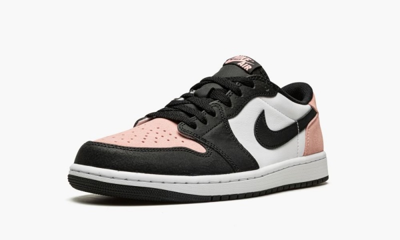 Nike Air Jordan 1 Low OG 'Bleached Coral' Schoenen Heren Zwart Koraal Wit Nederland | 538209-CXM