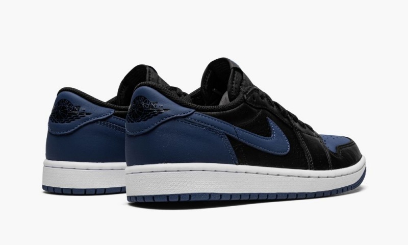 Nike Air Jordan 1 Low OG 'Mystic Navy' Schoenen Heren Zwart Donkerblauw Wit Nederland | 139450-ZMA