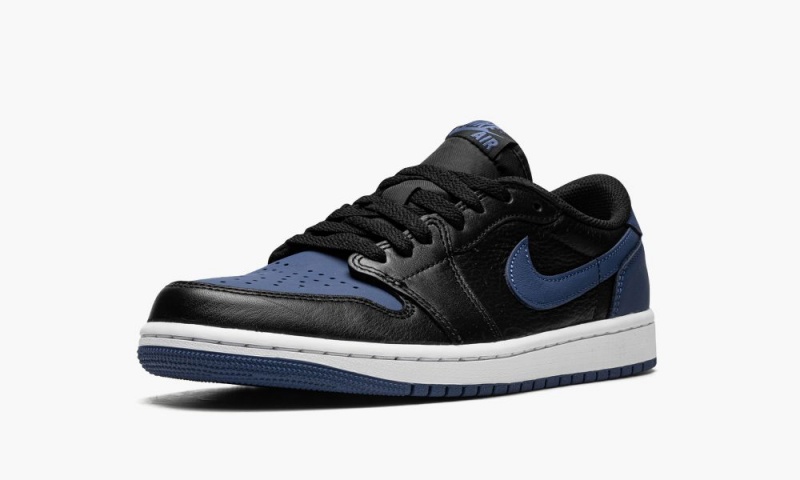 Nike Air Jordan 1 Low OG 'Mystic Navy' Schoenen Heren Zwart Donkerblauw Wit Nederland | 139450-ZMA