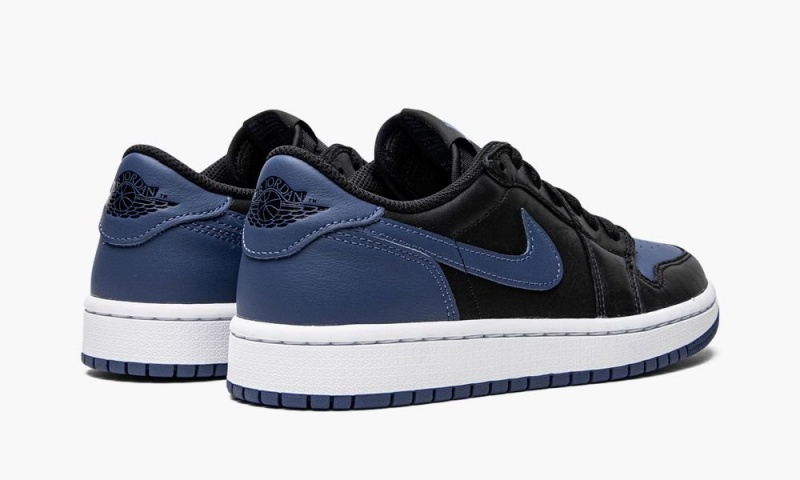 Nike Air Jordan 1 Low OG 'Mystic Navy' Schoenen Dames Zwart Donkerblauw Wit Nederland | 753260-JRC