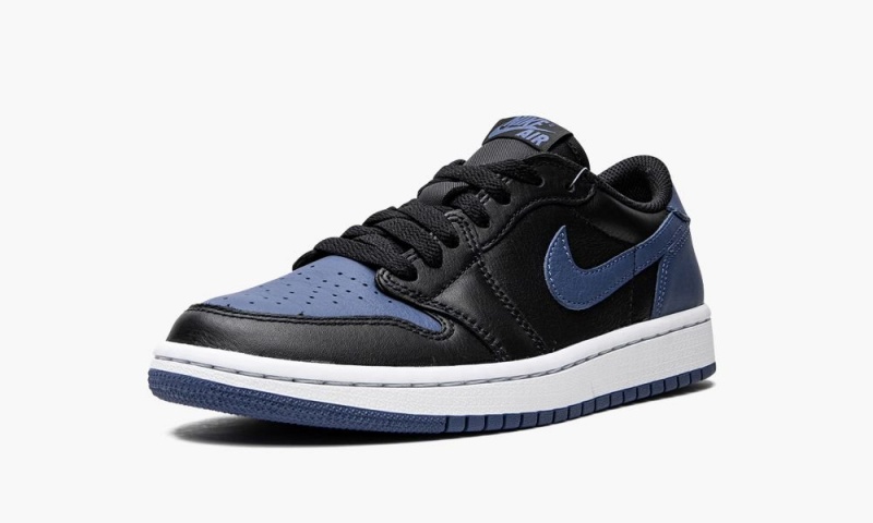 Nike Air Jordan 1 Low OG 'Mystic Navy' Schoenen Dames Zwart Donkerblauw Wit Nederland | 753260-JRC