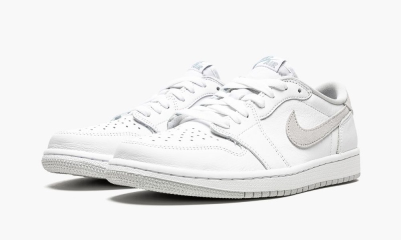 Nike Air Jordan 1 Low OG 'Neutrale Grey' Schoenen Heren Wit Grijs Nederland | 154396-GIN