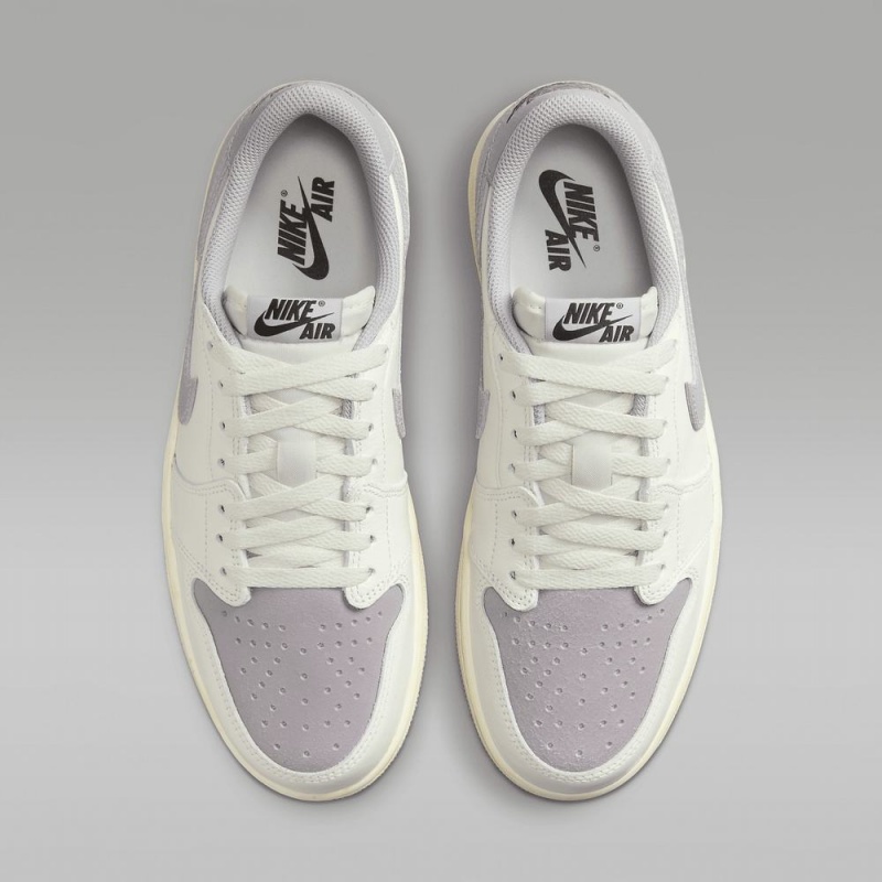 Nike Air Jordan 1 Low OG Schoenen Heren Grijs Zwart Nederland | 759486-VED