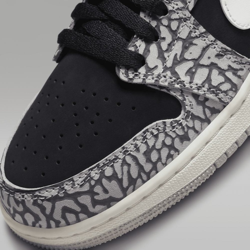 Nike Air Jordan 1 Low OG Schoenen Kinderen Zwart Wit Nederland | 581074-HYJ