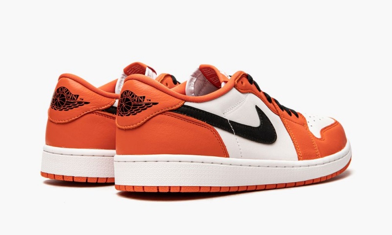 Nike Air Jordan 1 Low OG 'Starfish' Schoenen Heren Oranje Wit Zwart Nederland | 978362-XPC