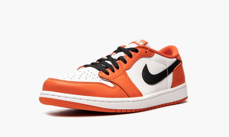 Nike Air Jordan 1 Low OG 'Starfish' Schoenen Heren Oranje Wit Zwart Nederland | 978362-XPC