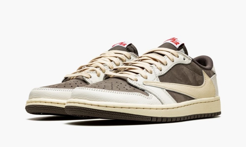 Nike Air Jordan 1 Low OG 'Travis Scott - Reverse Mocha' Schoenen Heren Rood Bruin Nederland | 705493-THD