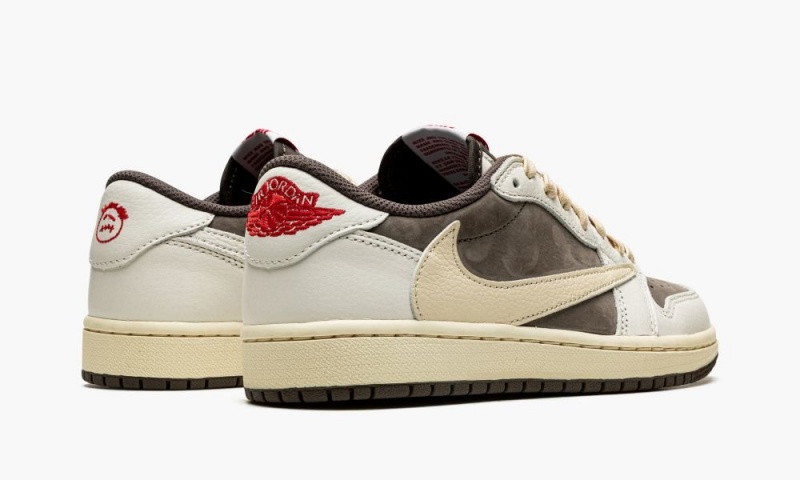Nike Air Jordan 1 Low OG 'Travis Scott - Reverse Mocha' Schoenen Heren Rood Bruin Nederland | 705493-THD