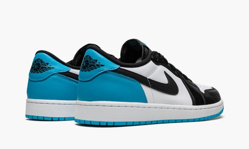 Nike Air Jordan 1 Low OG 'UNC' Schoenen Heren Wit Donkerblauw Zwart Nederland | 267403-ZOV