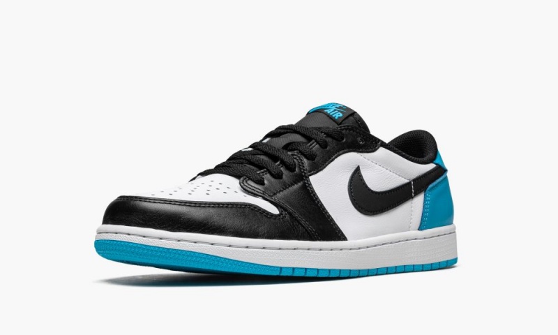 Nike Air Jordan 1 Low OG 'UNC' Schoenen Heren Wit Donkerblauw Zwart Nederland | 267403-ZOV