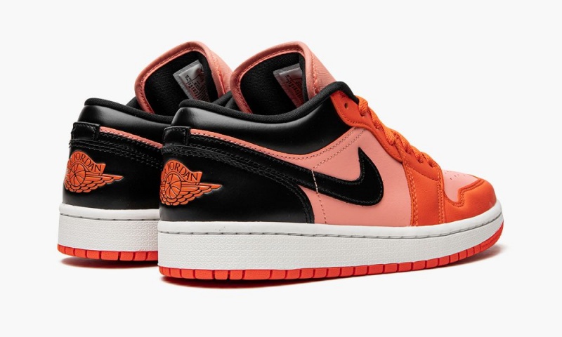 Nike Air Jordan 1 Low 'Orange Black' Schoenen Dames Oranje Zwart Nederland | 941025-YFJ