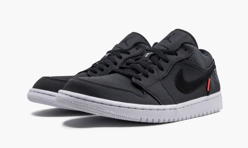 Nike Air Jordan 1 Low PSG 'PSG - Paris Saint Germain' Schoenen Heren Zwart Donkergrijs Nederland | 697132-RQT