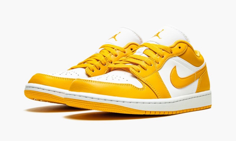 Nike Air Jordan 1 Low 'Pollen' Schoenen Heren Wit Geel Nederland | 165437-PHB