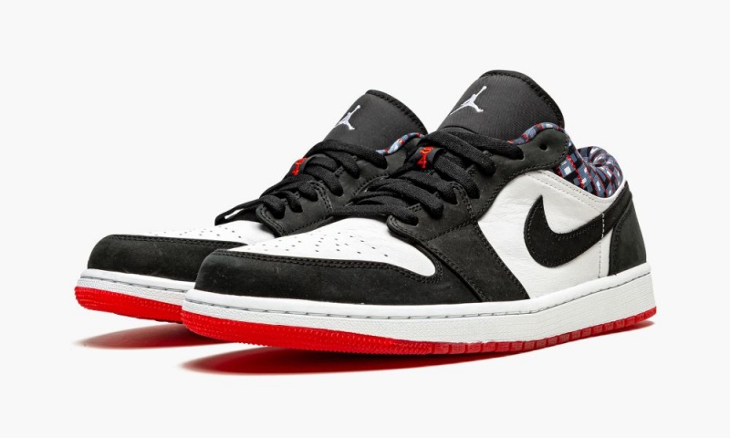 Nike Air Jordan 1 Low Q54 'Quai 54' Schoenen Heren Wit Zwart Rood Nederland | 083165-FXN