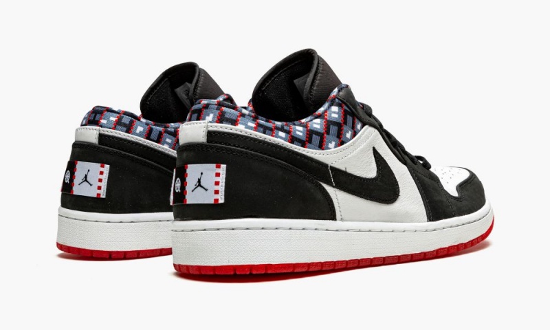 Nike Air Jordan 1 Low Q54 'Quai 54' Schoenen Heren Wit Zwart Rood Nederland | 083165-FXN
