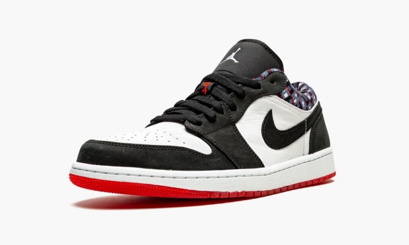 Nike Air Jordan 1 Low Q54 'Quai 54' Schoenen Heren Wit Zwart Rood Nederland | 083165-FXN