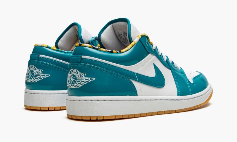 Nike Air Jordan 1 Low SE 'Barcelona' Schoenen Heren Turquoise Wit Nederland | 210457-OVP