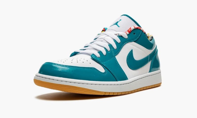 Nike Air Jordan 1 Low SE 'Barcelona' Schoenen Heren Turquoise Wit Nederland | 210457-OVP