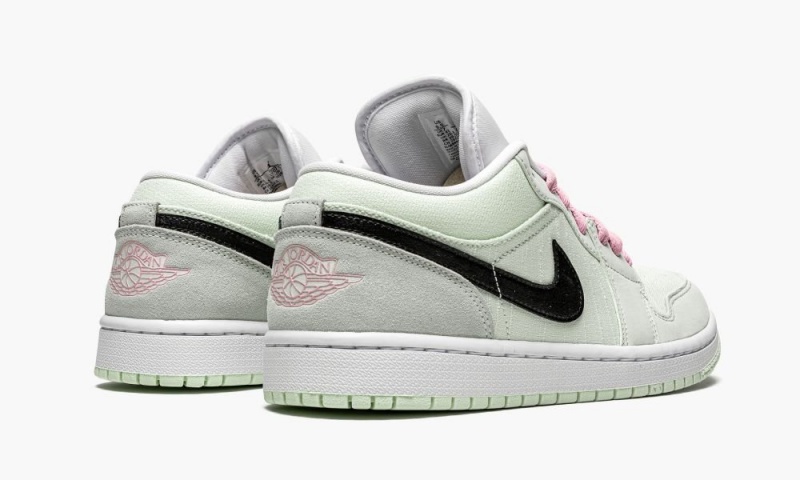 Nike Air Jordan 1 Low SE 'Barely Green' Schoenen Dames Groen Zwart Nederland | 473186-CUE