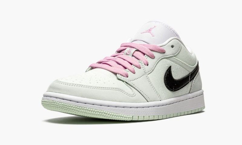 Nike Air Jordan 1 Low SE 'Barely Green' Schoenen Dames Groen Zwart Nederland | 473186-CUE