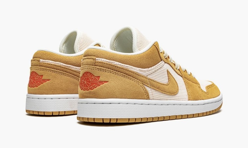 Nike Air Jordan 1 Low SE 'Corduroy & Suede' Schoenen Dames Bruin Wit Nederland | 120547-HQV