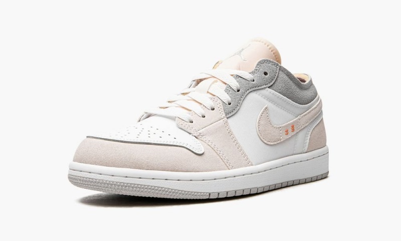 Nike Air Jordan 1 Low SE Craft 'Inside Out' Schoenen Heren Wit Grijs Nederland | 793615-DNG
