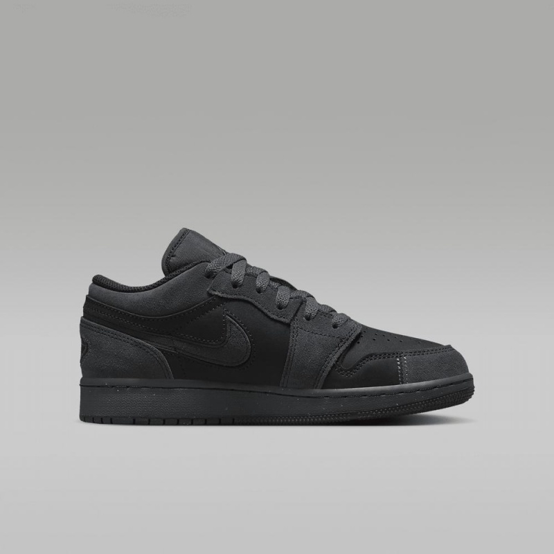 Nike Air Jordan 1 Low SE Craft Schoenen Kinderen Donkergrijs Rood Zwart Nederland | 190734-AZR
