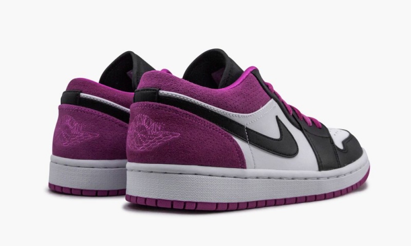 Nike Air Jordan 1 Low SE 'Fuchsia' Schoenen Heren Zwart Zwart Nederland | 049862-BSD