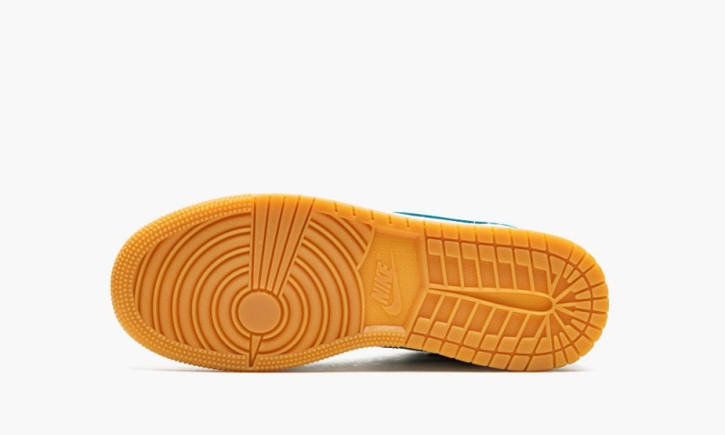 Nike Air Jordan 1 Low SE GS 'Barcelona' Schoenen Kinderen Turquoise Wit Nederland | 459368-FJI