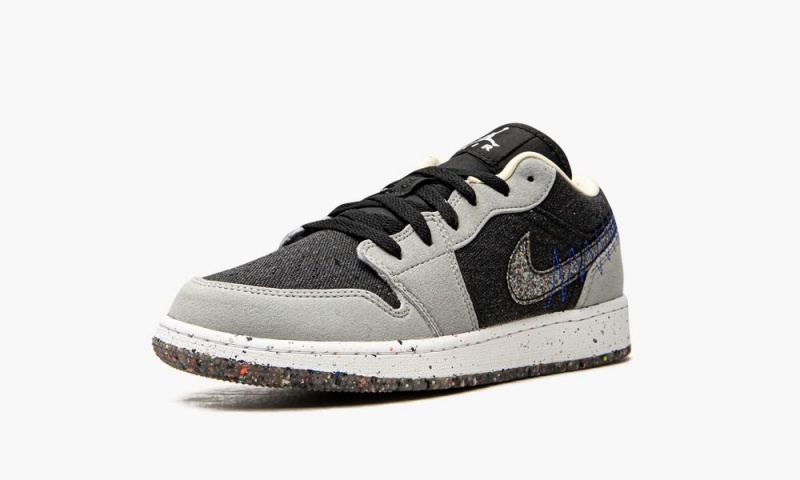 Nike Air Jordan 1 Low SE GS 'Crater' Schoenen Kinderen Lichtgrijs Zwart Nederland | 513872-ZST