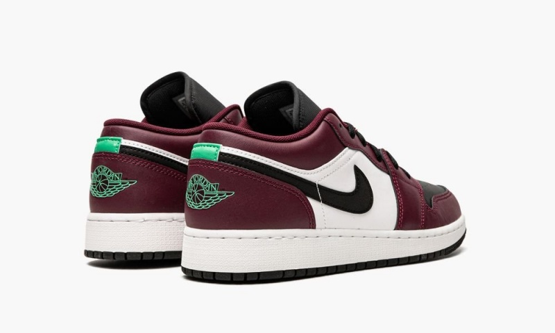 Nike Air Jordan 1 Low SE GS 'Dark Beetroot Roma Green' Schoenen Kinderen Zwart Groen Nederland | 530917-VJI