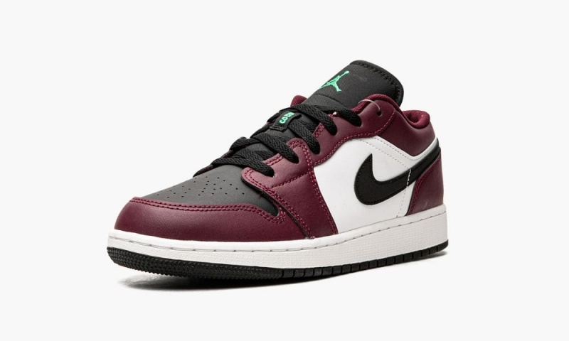 Nike Air Jordan 1 Low SE GS 'Dark Beetroot Roma Green' Schoenen Kinderen Zwart Groen Nederland | 530917-VJI
